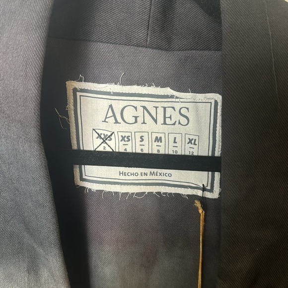 Haori Denim Agnes Kimono Jacket Tie-Dye Watercolor Open Front Jacket Size XXS -2 - Picture 4 of 8